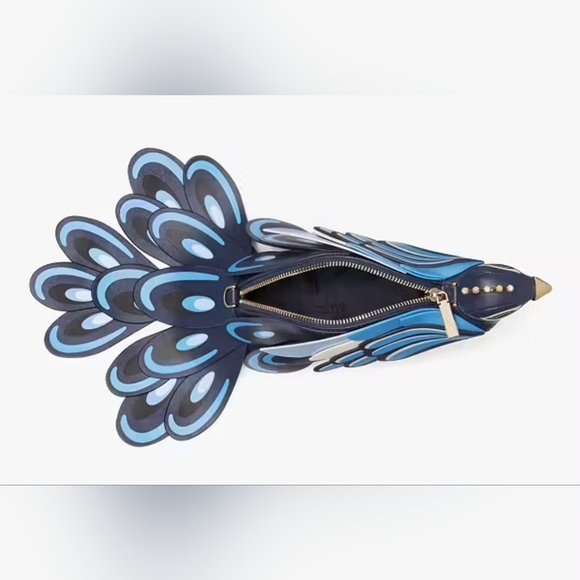 Perfect Plume Peacock Crossbody Retail 449 - Picture 2 of 4